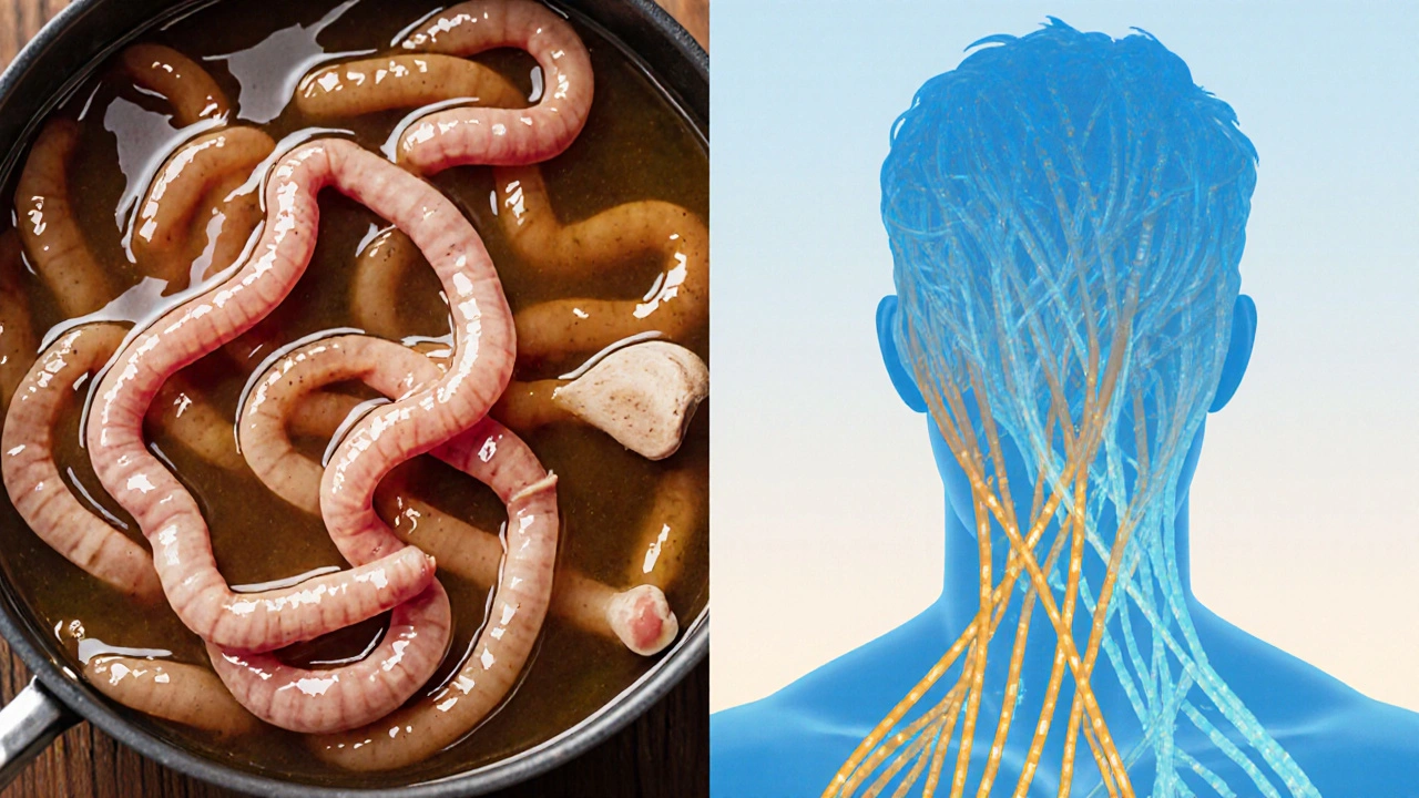 Porovnání nehydrolyzovaného kolagenu v vývaru a hydrolyzovaného kolagenu vstřebávaného tělem.