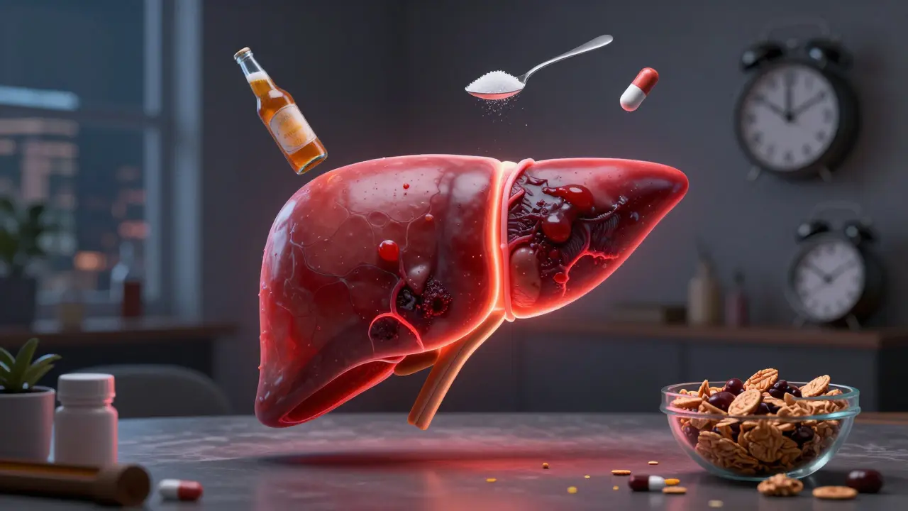 Co nejvíce poškozuje játra? Pravdy o toxinech, alkoholu a potravinách