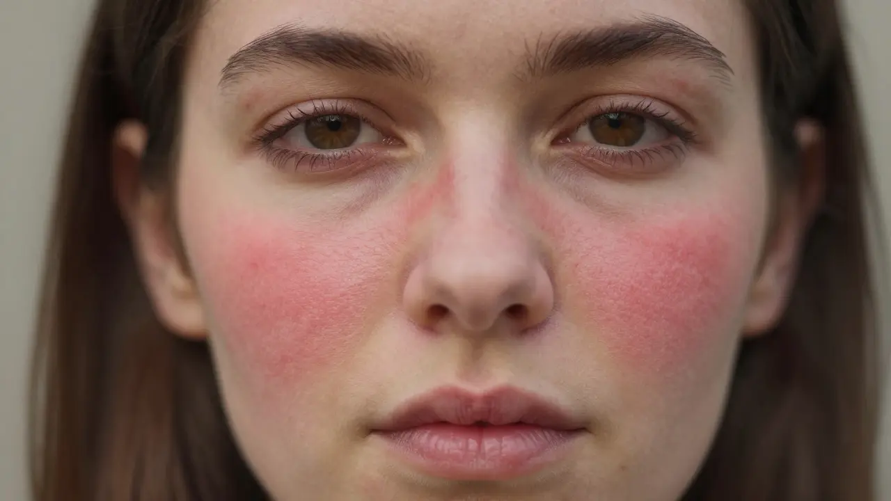 Co znamenají červené fleky na obličeji? Příčiny a co s nimi dělat