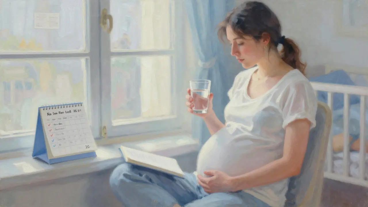 Těhotná žena zvažuje nelekářské metody místo paracetamolu.