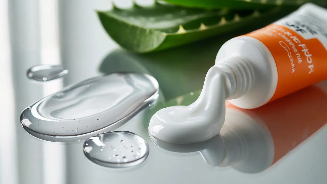 Hydratační sérum a krém pro regeneraci pleti po peelingu